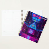 Topaz Cyberpunk DMT Raver Planner (Display)