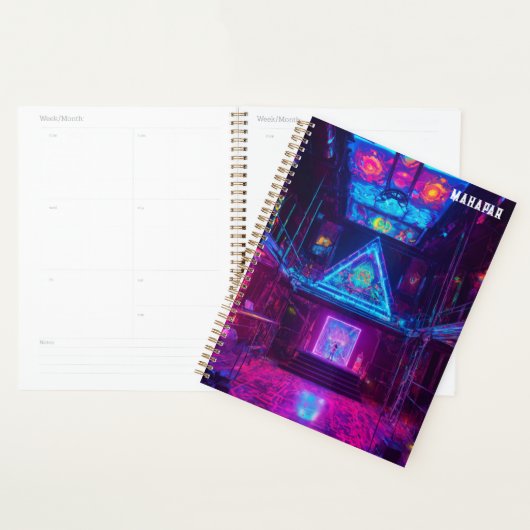 Topaz Cyberpunk DMT Raver Planner (Display)