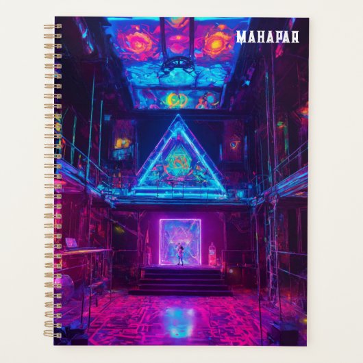 Topaz Cyberpunk DMT Raver Planner (Voorkant)