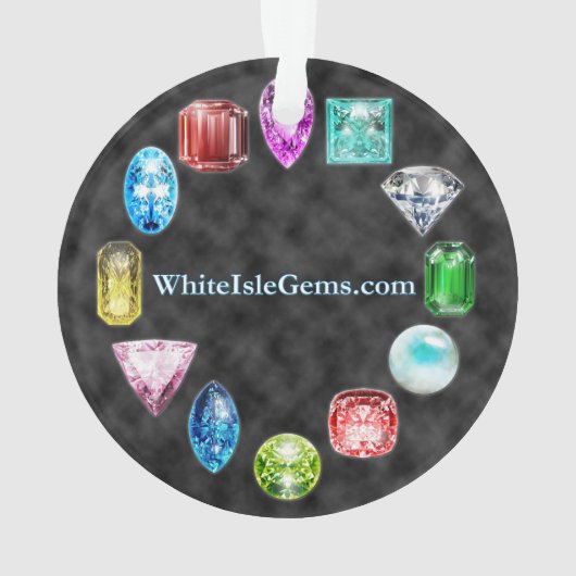 Topaz Gemstone Ornament (achterkant)