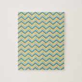 Topaz Glitter Chevron Pattern Legpuzzel (Verticaal)