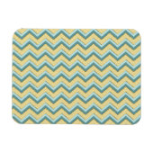 Topaz Glitter Chevron Pattern Magneet (Horizontaal)