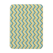 Topaz Glitter Chevron Pattern Magneet (Verticaal)