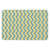 Topaz Glitter Chevron Pattern Magneet (Horizontaal)