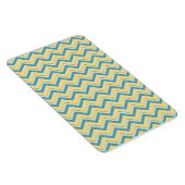 Topaz Glitter Chevron Pattern Magneet (Rechterzijde)