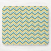 Topaz Glitter Chevron Pattern Muismat (Voorkant)
