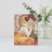 Topaz Goddess Briefkaart (Staand voorkant)