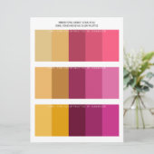 Topaz Granaat Koraal Roos Jewel Tone Bruiloft Kleu (Staand voorkant)