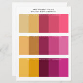 Topaz Granaat Koraal Roos Jewel Tone Bruiloft Kleu (Voorkant / Achterkant)