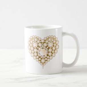 Topaz Heart Pareltjes Koffiemok