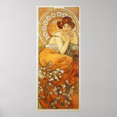 Topaz Illustratie door Alphonse Mucha Poster (Voorkant)