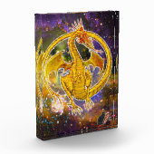 Topaz Kosmische Draak Acrylic Blok (Links)