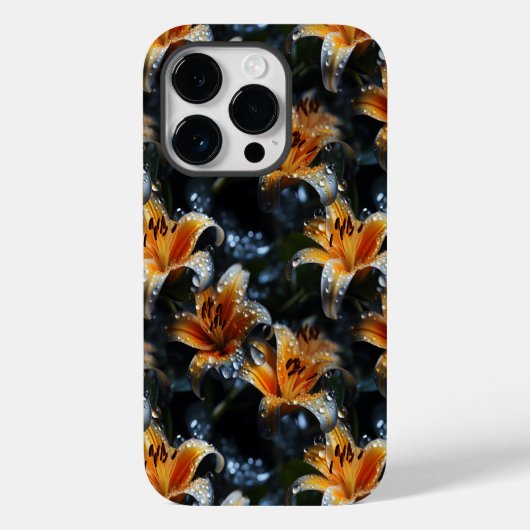 Topaz Lillies Case-Mate iPhone Case (Achterkant)