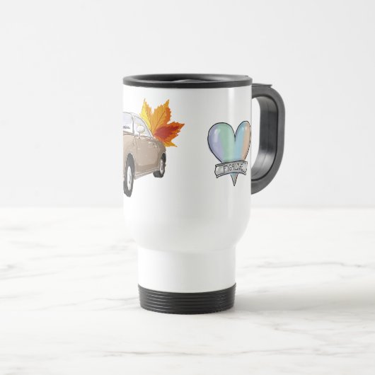Topaz Mist Figaro mug - reisbeker (Voorkant rechts)