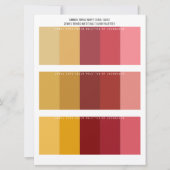 Topaz Ruby Coral Roos Jewel Tone Trouwkleuren (Voorkant)