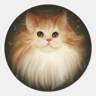 Topaz-Stickers Ronde Sticker