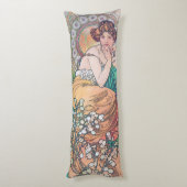 Topaz (vier juwelen), Alphonse Mucha Lichaamskussen (Achterkant (Verticaal))