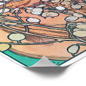 Topaz (vier juwelen), Alphonse Mucha Poster (Hoek)