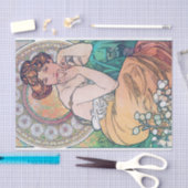 Topaz (vier juwelen), Alphonse Mucha Tissuepapier (Craft)