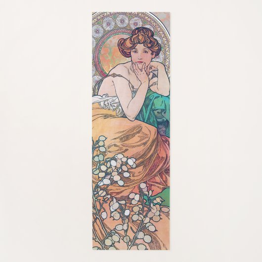 Topaz (vier juwelen), Alphonse Mucha Yogamat (Voorkant)