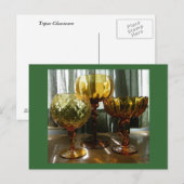 topazglassware briefkaart (Voorkant / Achterkant)