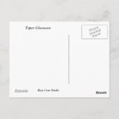 topazglassware briefkaart (Achterkant)