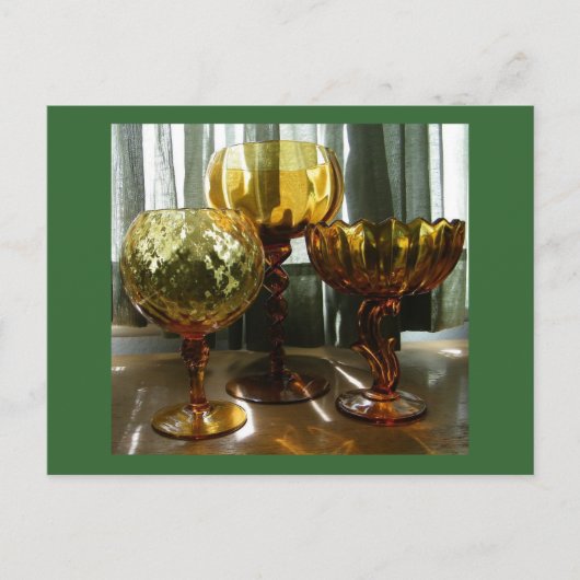 topazglassware briefkaart (Voorkant)