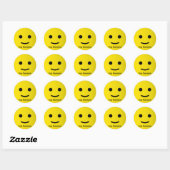 topbanaan ronde sticker (Vel)