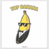 Topbananenstroper is een uitdrukking die in het Ne Sticker (Vel)