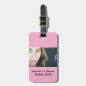 #TOPCELEBRITEIT #LAURAHLAVERNEGUILLEN 2025 BAGAGELABEL (Voorkant verticaal)