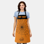 "Topchef". Halloween Spider Schort (Gedragen)