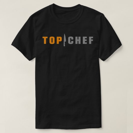 TopChef Logo SlimFit Premium Chef shirt Chef T (Design voorkant)
