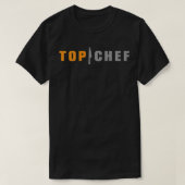 TopChef Logo SlimFit Premium Chef shirt Chef T (Design voorkant)
