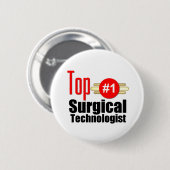 Topchirurgische technicus ronde button 5,7 cm (Voorkant /achterkant)