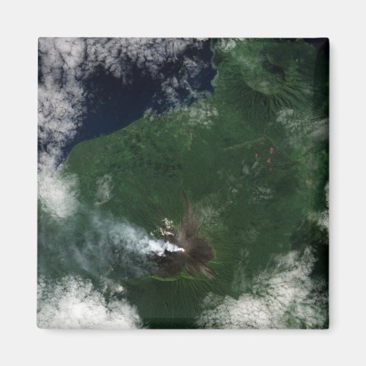 Topconferentie van de Ulawun-vulkaan in Nieuw-Brit Magneet (Voorkant)
