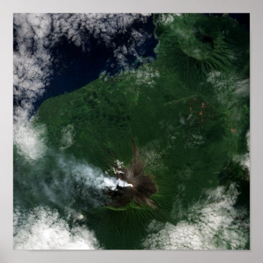 Topconferentie van de Ulawun-vulkaan in Nieuw-Brit Poster (Voorkant)