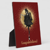  topdanseres gefeliciteerd fotoplaat (Zijkant)