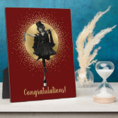  topdanseres gefeliciteerd fotoplaat (Zijkant)