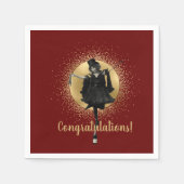  topdanseres gefeliciteerd servet (Voorkant)