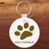 TopDog.ie Paw Keyring Sleutelhanger (Voorkant)