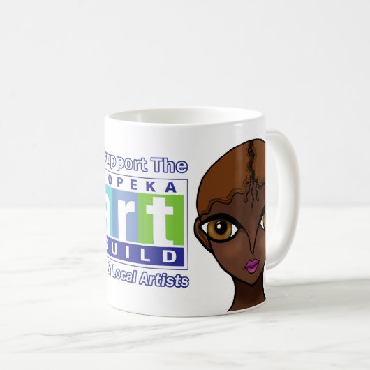 Topeka Art Guild Mok (Voorkant rechts)