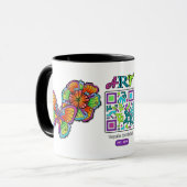 Topeka Art Guild QR Code Mok (Voorkant links)