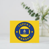 Topeka Kansas Briefkaart (Staand voorkant)