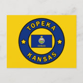 Topeka Kansas Briefkaart (Voorkant)