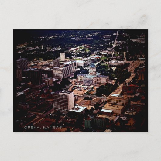 Topeka, Kansas Briefkaart (Voorkant)