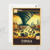Topeka, Kansas |  Briefkaart (Voorkant / Achterkant)