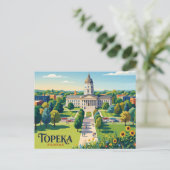 Topeka Kansas Briefkaart (Staand voorkant)