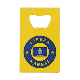 Topeka Kansas Creditkaart Flessenopener