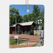 Topeka Kansas Keramisch Ornament (Rechts)
