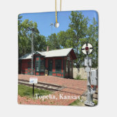Topeka Kansas Keramisch Ornament (Links)